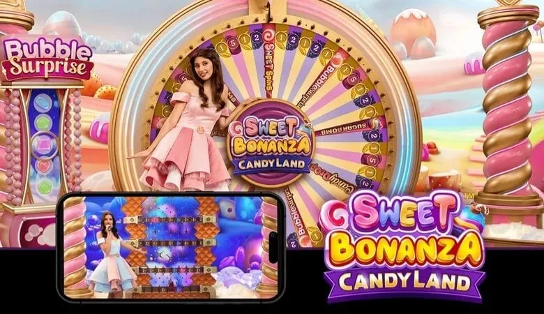 Sweet Bonanza CandyLandのプレイ画面